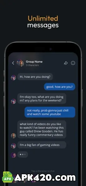 Character AI premium no filter unlimited screen time apk
