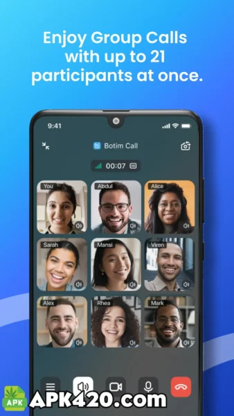 Botim video call